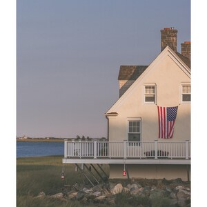Coastal home at Joppa Flats, Newburyport with art description