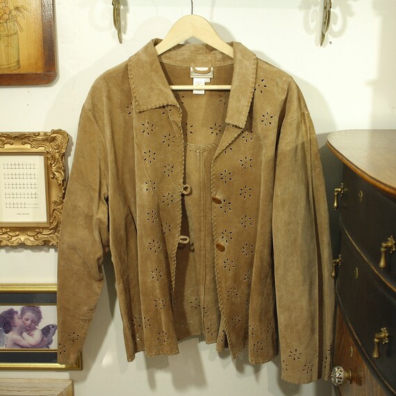 Coldwater creek deals suede jacket