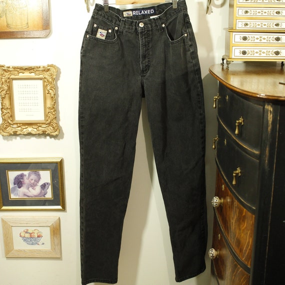Vintage Cruel Girl Black Tapered Long Jeans Vinta… - image 1
