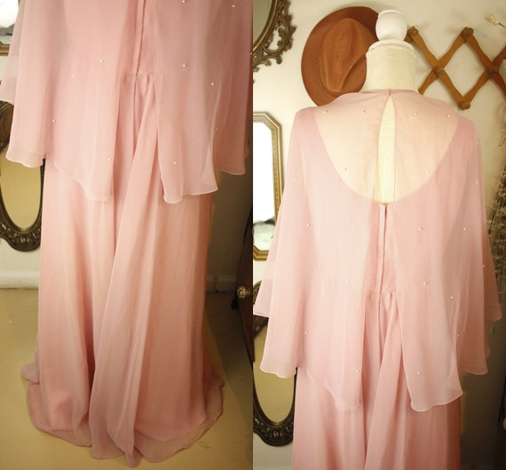 Vintage Pink Gown Vintage Gown Vintage 60s Dress … - image 3