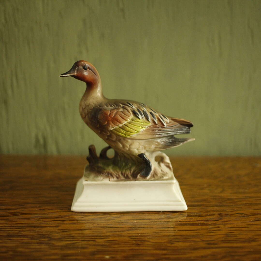 Ceramic Duck Figurine Napcoware Japan Duck Figurine Small Duck Figurine Napcoware Ceramic