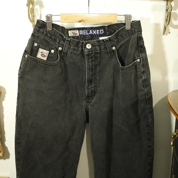 Vintage Cruel Girl Black Tapered Long Jeans Vinta… - image 2
