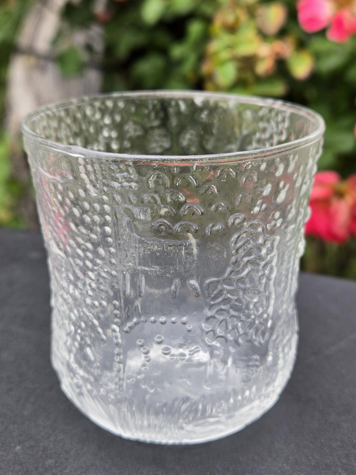Oiva Toikka Fauna Clear Serving Pitcher Nuutajärvi Finland With 2