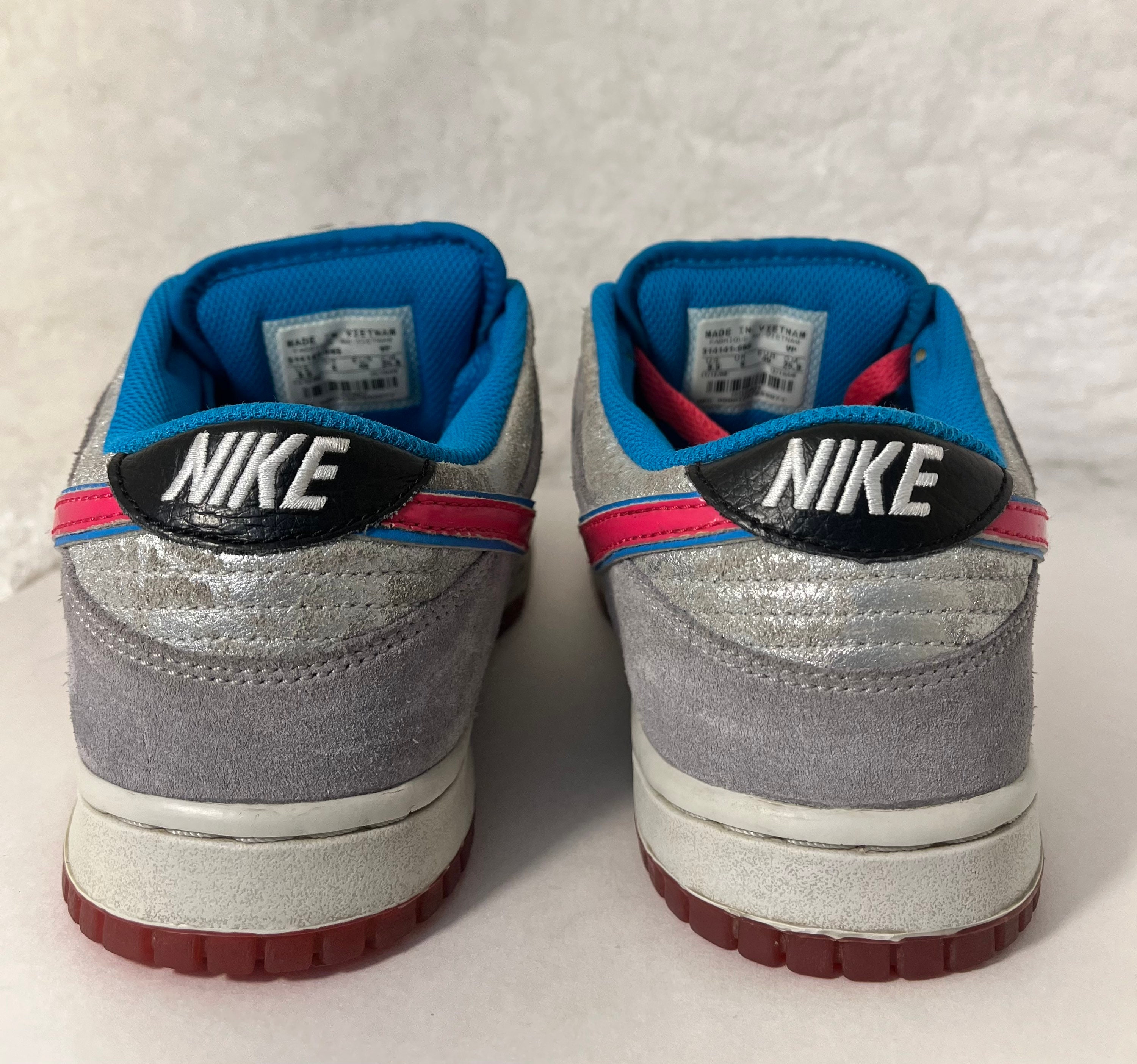 Nike 6.0 Dunk-vintage, Womens, Grey/black/pink, Suede, Low