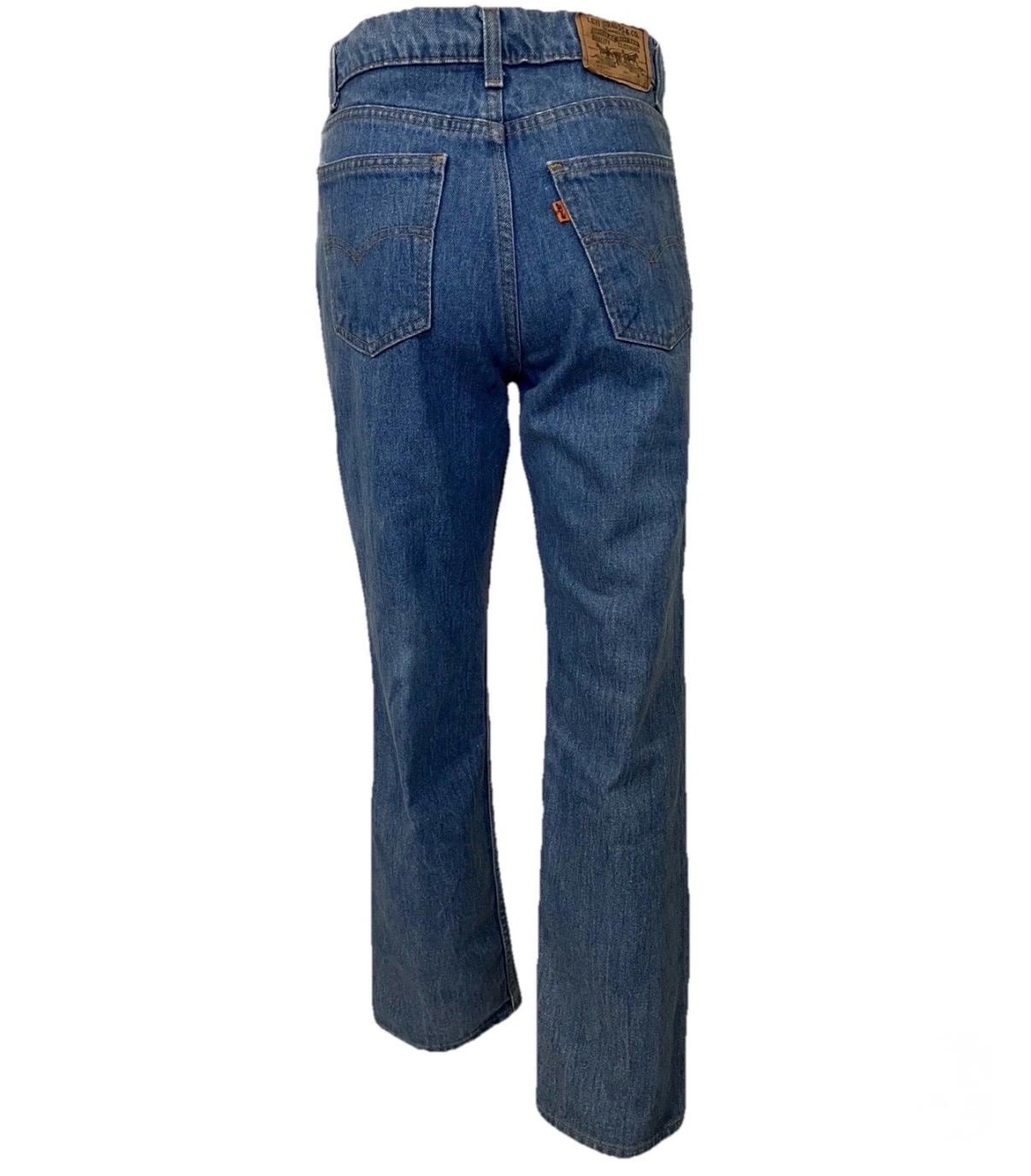 Levi's-718-0219 Student, 90's Vtg, Orange Tab, USA, Bleach Wash