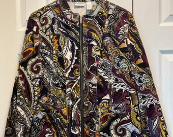 Vintage Lounge Lizard Corduroy Trucker Japanese Brand Casual Style
