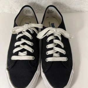 Keds-90’s Vintage, Black/White, Canvas, Thick Sole, Shoes. Size-8.5M