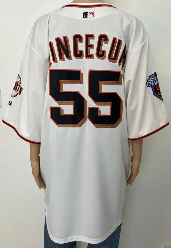 Authentic Majestic-#55, Tim Lincecum, SF Giants, M