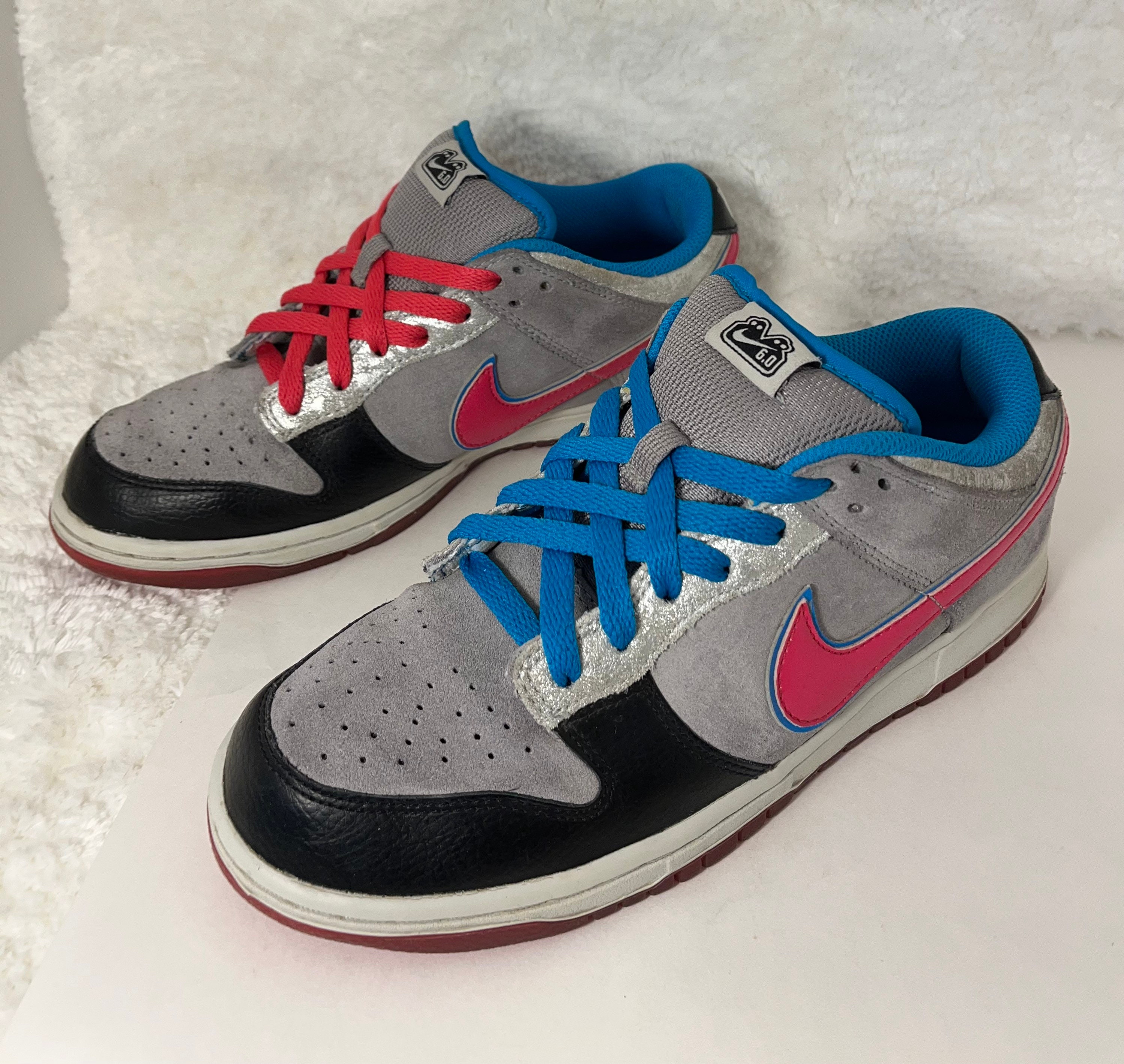 Hermana enchufe Príncipe Nike 6.0 Dunk-2008 Vintage Womens Grey/black/pink Suede - Etsy