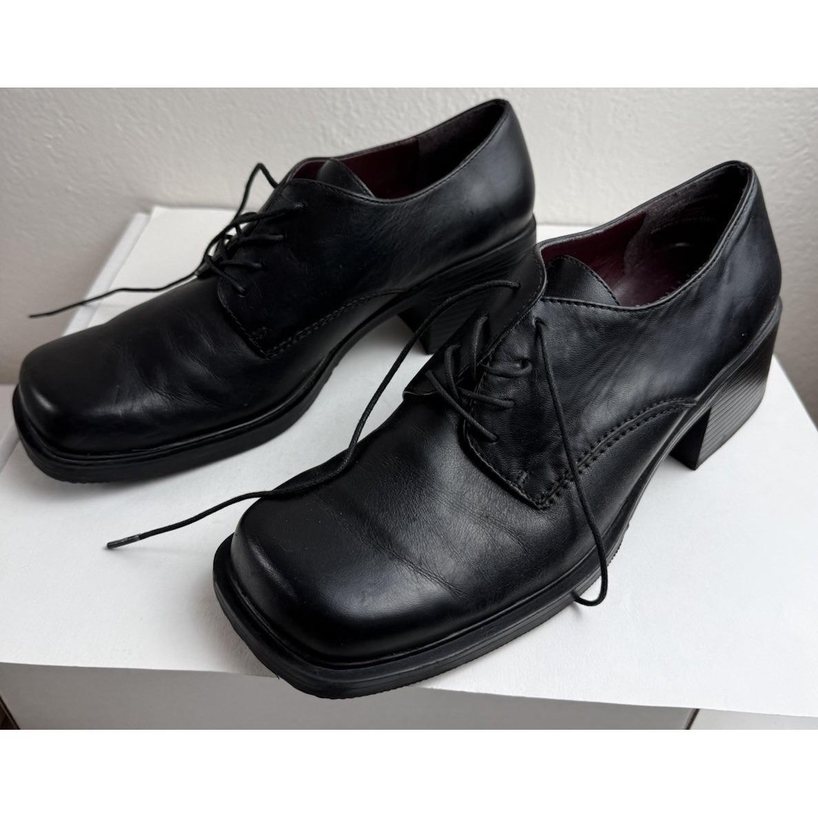 靴 leather shoes vintage 90s 90s Leather Shoes - Etsy