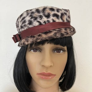 Leopard Cloche Hat - Etsy display picture 2