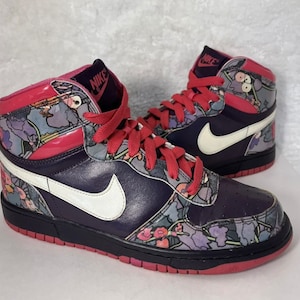 Nike Dunk-Women’s, 2009 Vintage, Purple/Pink, Grand High, Sneakers. Size-8