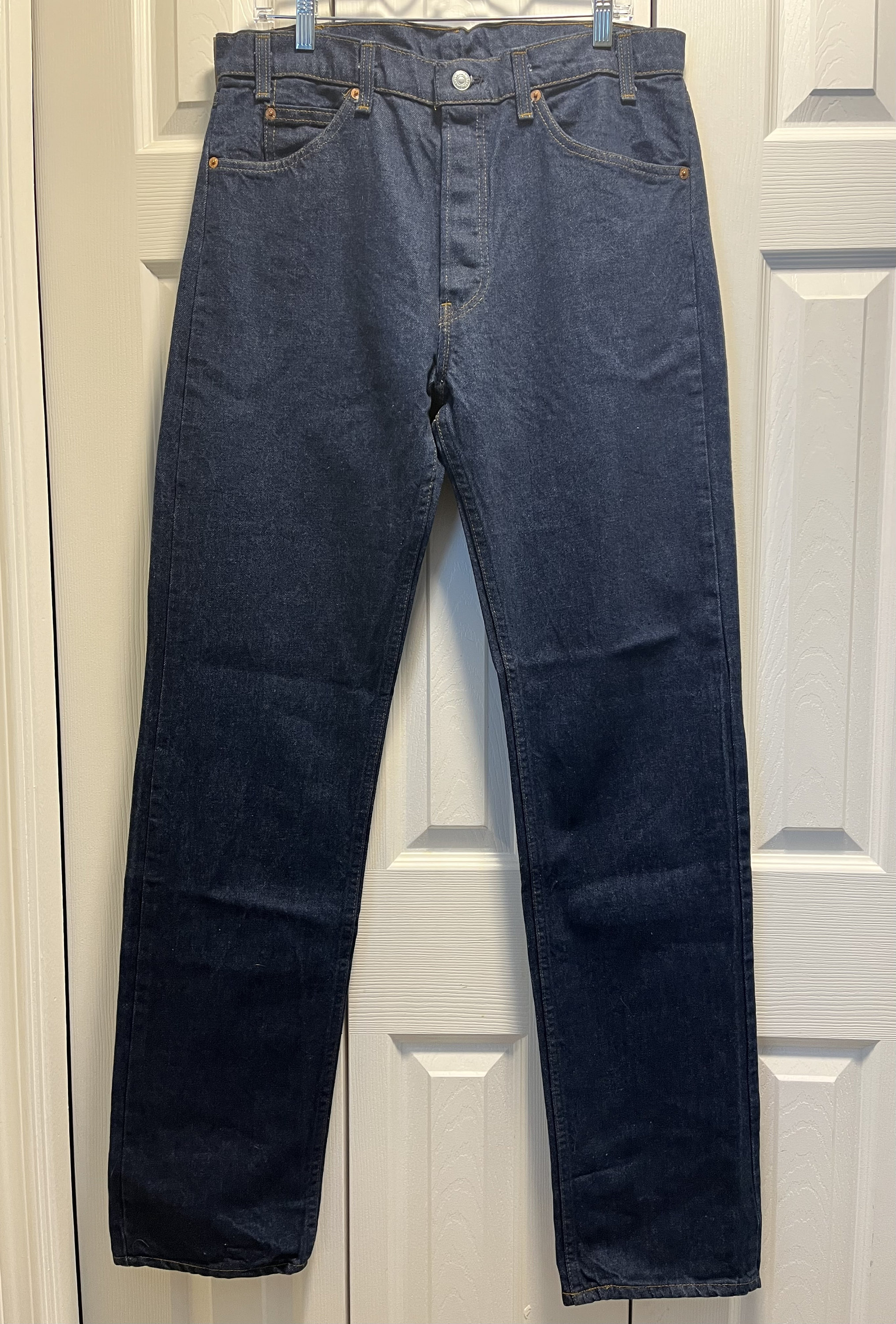 StylishAttic Levi's-80s Vintage, Raw Denim, Made in USA, Button Up, Men's Jeans. Size-36x36 StylishAttic Levi's-80s Vintage, Raw Denim, Made in USA, Button Up, Men's Jeans. Size-36x36