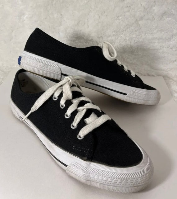 Keds-90's Vintage, Black/white, Canvas, Thick Sole, Shoes Keds-90's Vintage, Black/white, Canvas, Thick Sole, Shoes