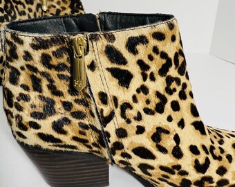 Sam Edelman-walden, Animal Print/leopard, Cow Hair, Ankle, Boots