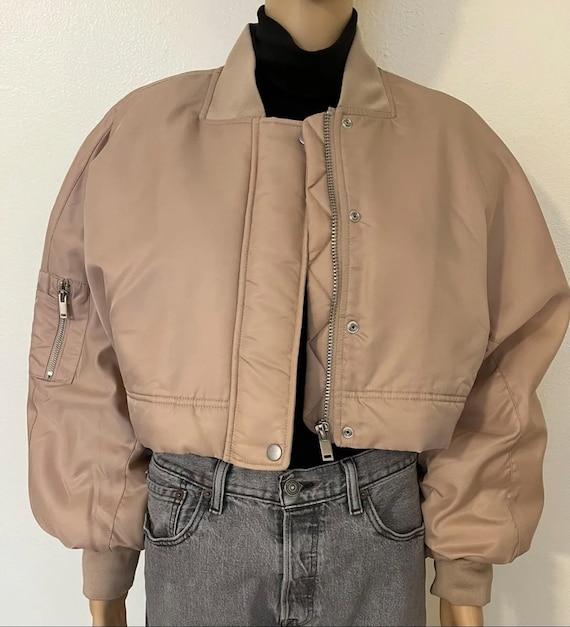 Brown puffy jacket forever 21 hotsell
