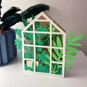Monstera Tropical Pop Up Card | 3D Birthday Card | Jungle Greenhouse Card | Plant Lovers | House Plant Greetings Card | Custom Garden Card