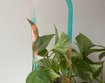 Iridescent Acrylic Plant Arch Trellis