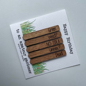 Gardener Birthday Card | Funny Gardener Happy Birthday Card | Luxury