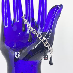 Tiny Vampire Bats Charm Bracelet