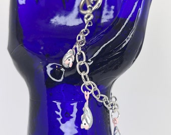 Tiny Opossums Charm Bracelet