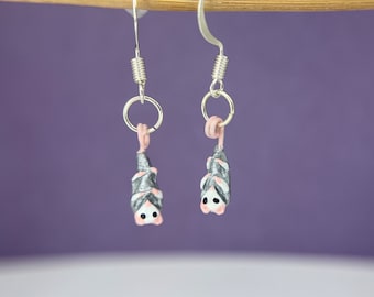 Tiny Opossum Earrings