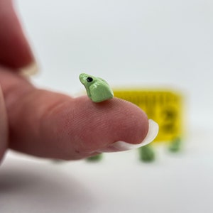 Micro Mini Tiny Frog Figurine