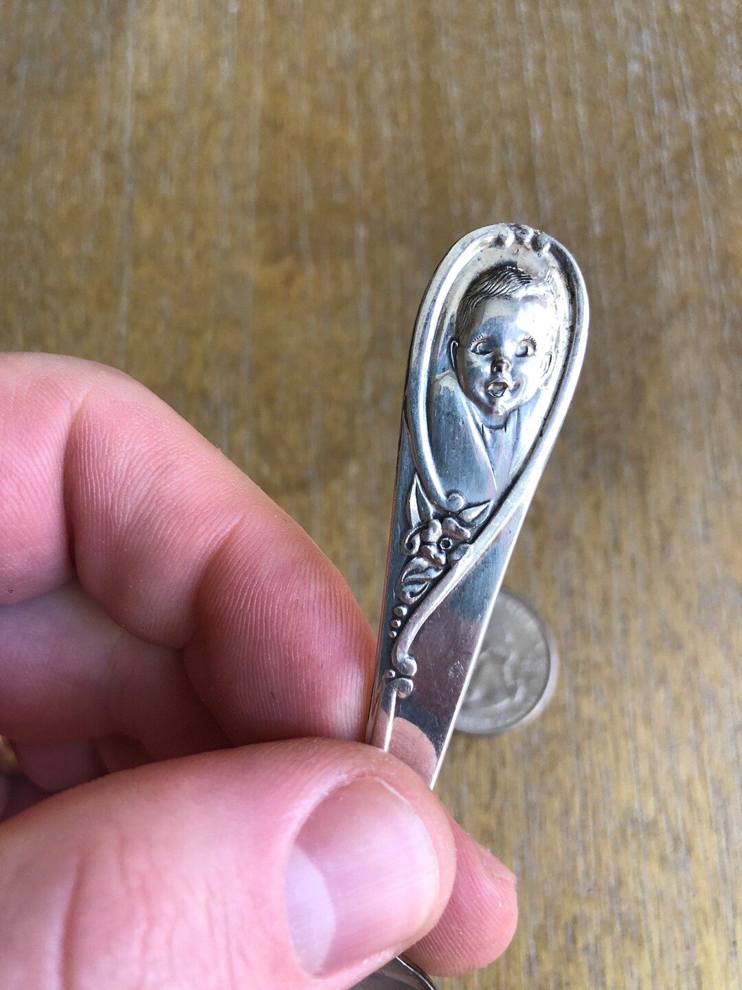 Gerber Winthrop IS Silver Plate Baby Spoon Etsy