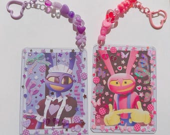 Jax + Evil Jax Deco Toploader Photocard Keychains
