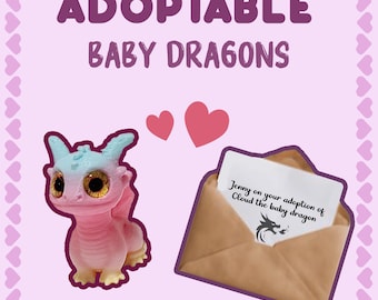 Conjunto de bebé dragón adoptable (hecho por encargo)