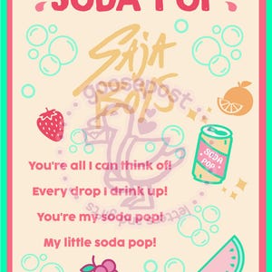 Saja Boys Soda Pop Poster (Digital)