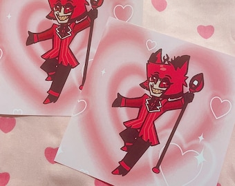 Hazbin Hotel Alastor Mini Print