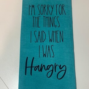 Tea Towels-Funny Kitchen Tea Towel- Tea Towels with sayings