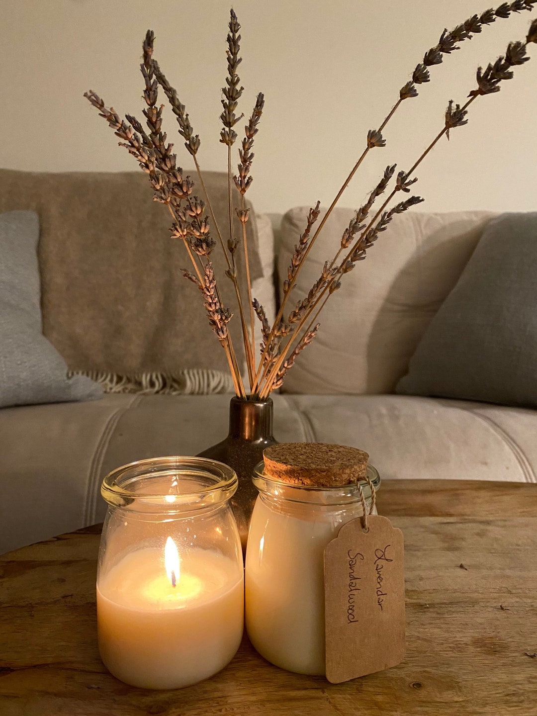 Yogurt Jar Scented Candles Etsy