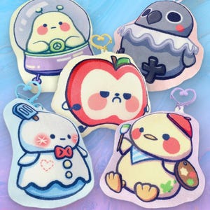 Love and Deepspace Plushie Plush Keychains | Claw Machine Plushie Charms