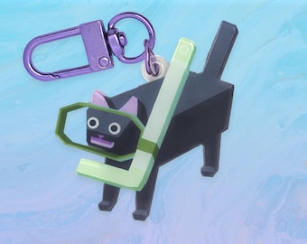 塊魂スキューバキャット 2インチアクリルキーホルダー