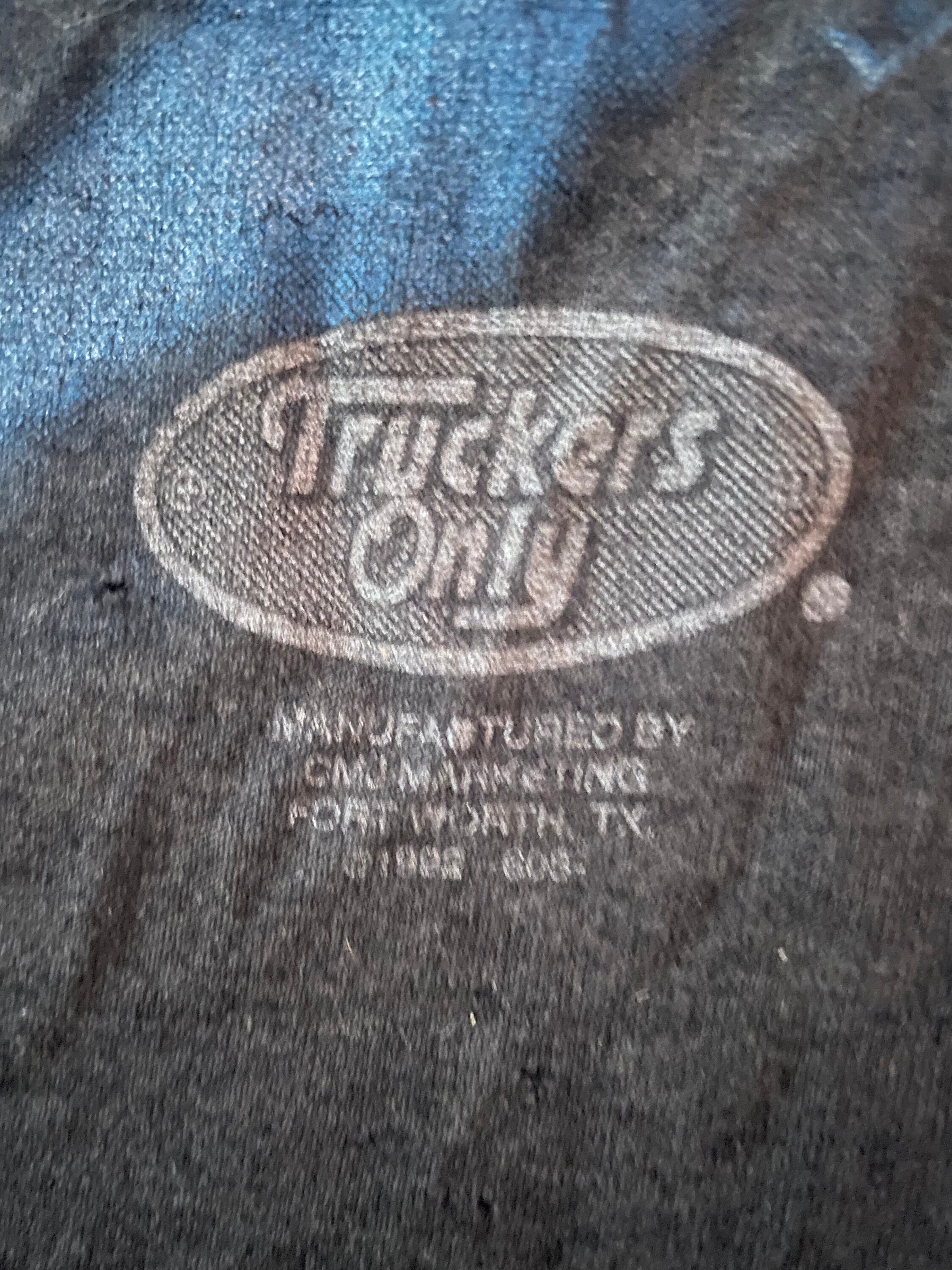 Vintage 1992 Truckers Only 3D Emblem Bad to the Bone T Shirt Vintage 1992 Truckers Only 3D Emblem Bad to the Bone T Shirt