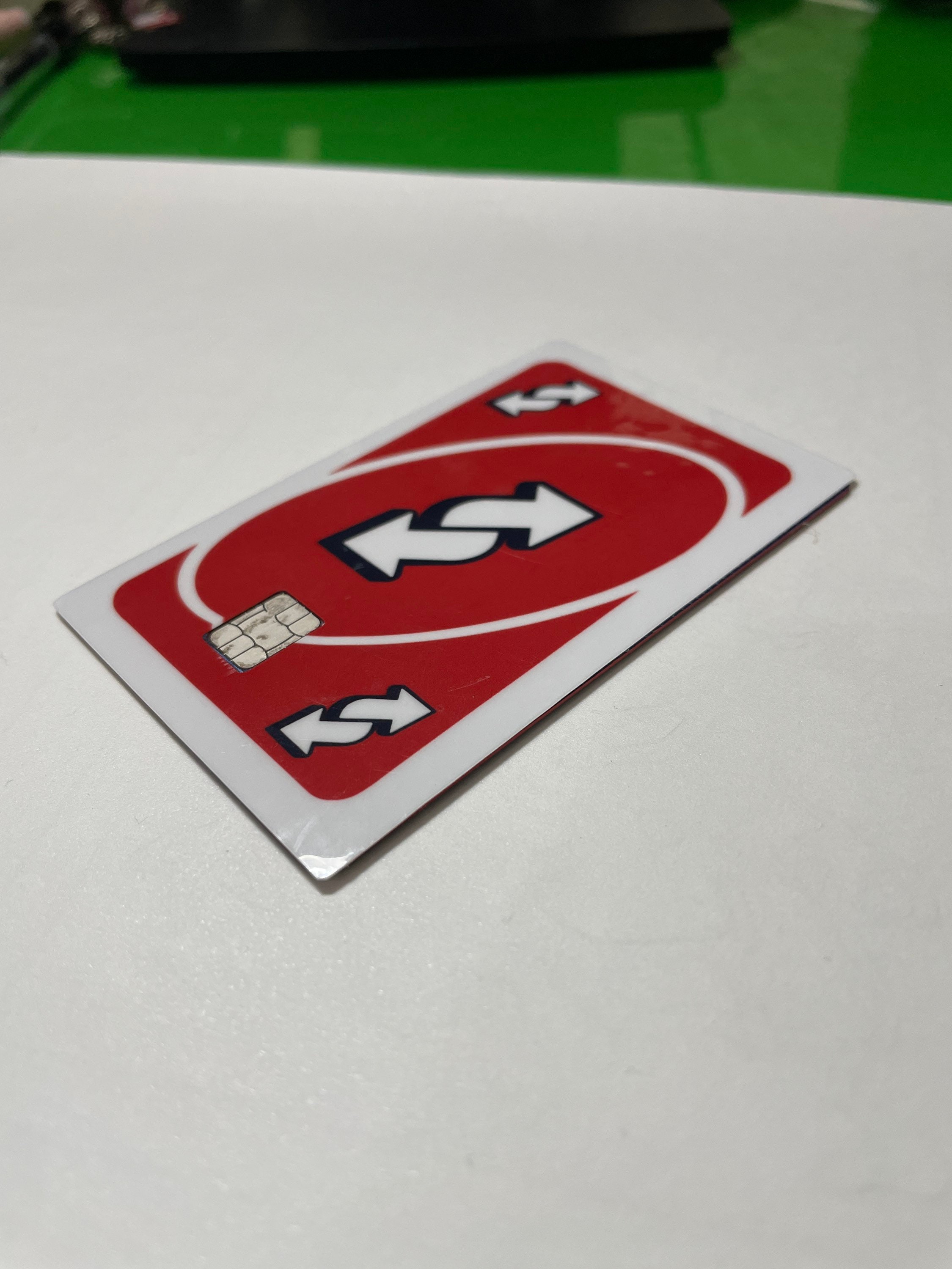 Red Uno Reverse Card | Sticker