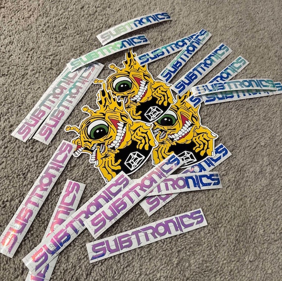 Subtronics Cyclops Decal EDM Rave DJ Logo Sticker Car Window Bass Music Vinyl Waterproof