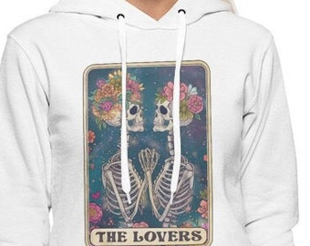 The Lovers Tarot Pull à capuche pour femme