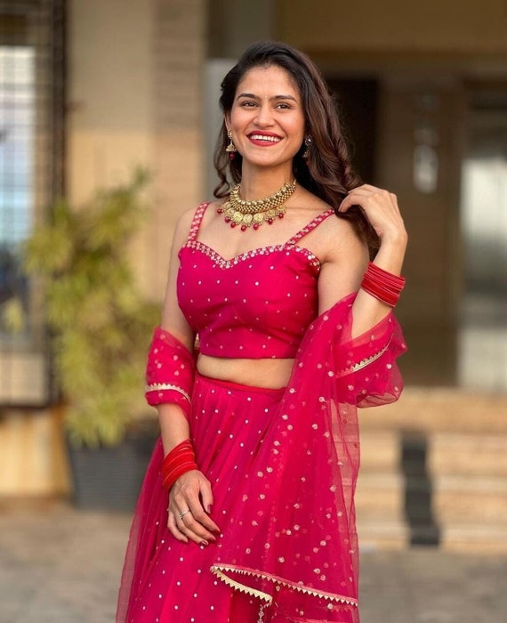 Jewellery for deals party wear lehenga