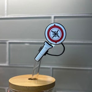 kpop light stick straw toppers