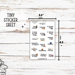 Christian Holiday Religious Planner Stickers 2026 Liturgical Calendar Bible Journaling Icons Tiny Mini Standard image 10