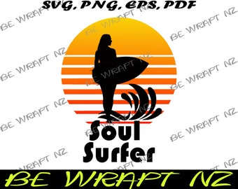 Soul surfer svg, mujeres surfistas svg, surf svg, verano svg, playa svg