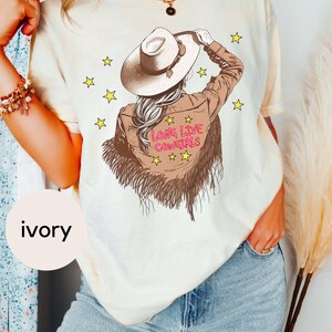 Long Live Cowgirls Tshirt, Western Retro Tee, Cowboy Hat Trendy Comfort Colors Shirt, Country Concert Apparel, Gift for Her, Rodeo Clothing