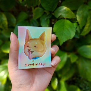 The Good Boy Sticker - Holo