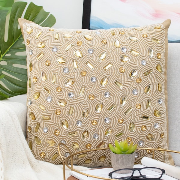 Beaded Throw Pillows Etsy