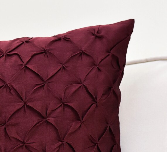 Maroon throw pillow hot sale