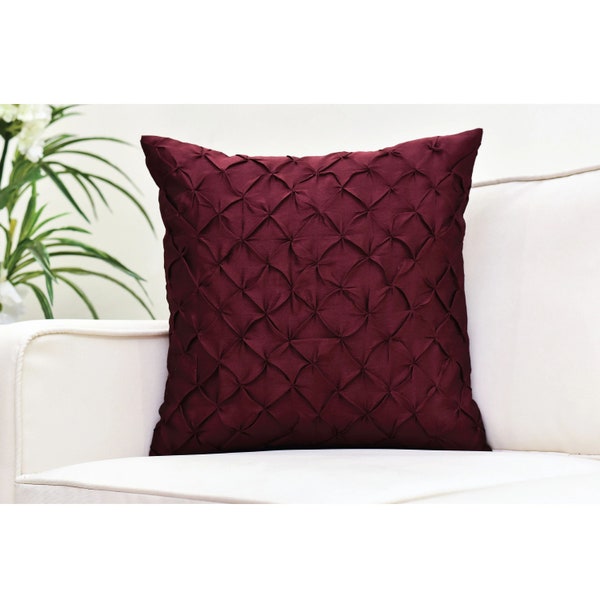 Maroon Throw Pillow Etsy