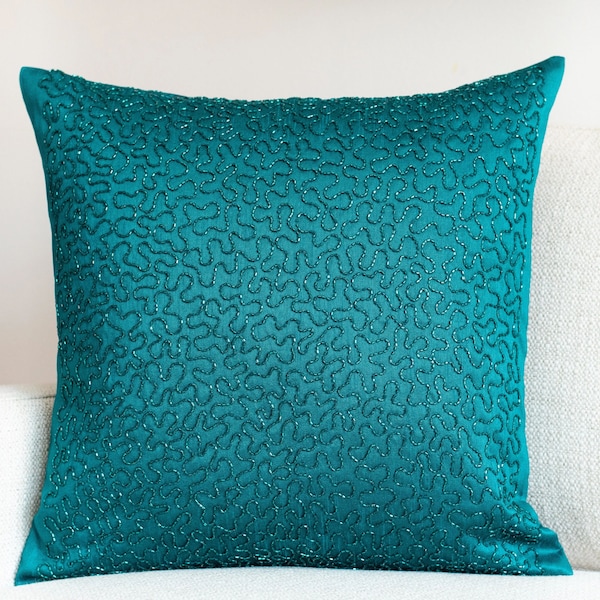 Teal Pillows - Etsy